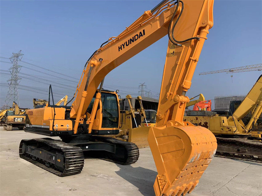 220lc-9s Used Hyundai Excavator Made In Korea 22 Tons Crawler Excavators