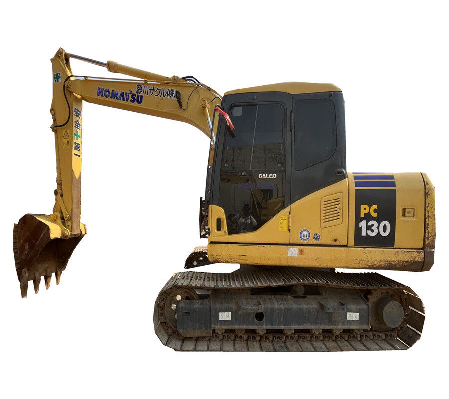 Used  13 Ton Hydraulic Mini Crawler Excavator Komatsu PC130-7 Backhoe Excavator