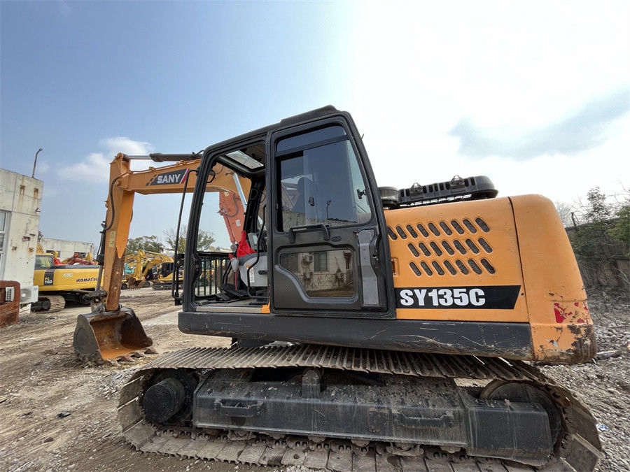 13 Ton Mini Used Sany Excavator SANY SY135C Backhoe Hydraulic Crawler Excavator