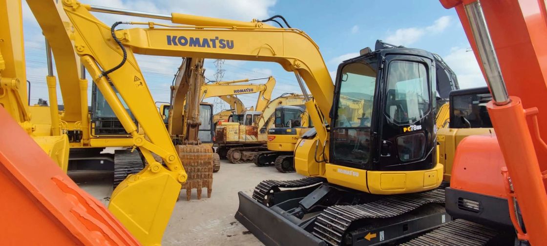 Komatsu PC78US 6 Used Mini Excavator 7 Ton Second Hand Crawler Excavator