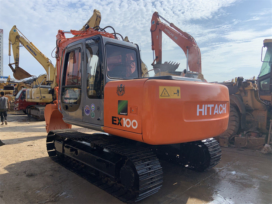 Used Hitachi Excavator EX100 5 Midi Second Hand Hydraulic Excavator 10 Ton