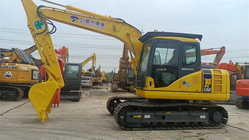 13 Ton Used Japan Excavator Second Hand Komatsu PC130 Crawler Medium Excavator