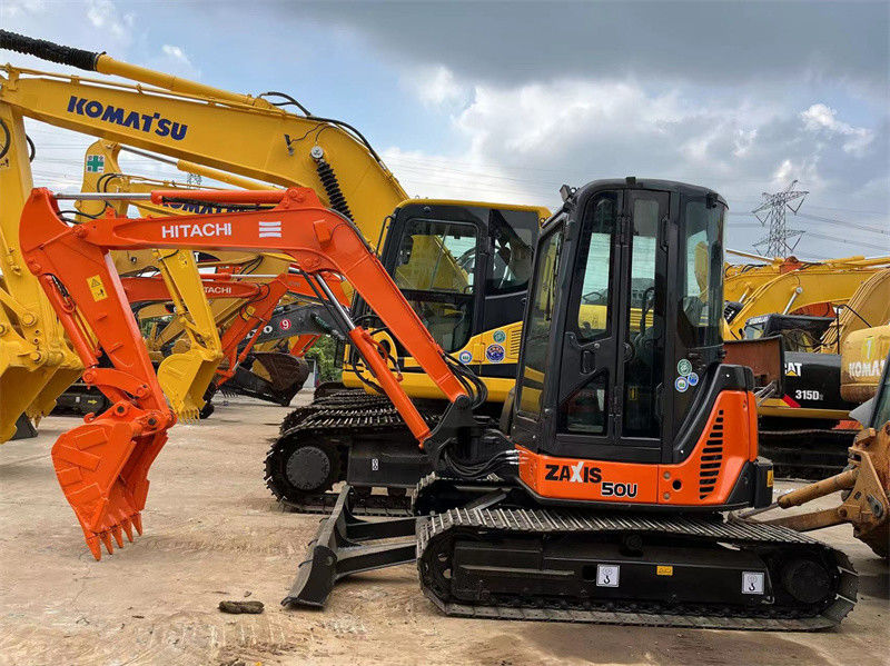 Used Hitachi ZX50U Mini Excavator Used 5 Ton Hitachi ZX50 Mini Excavator
