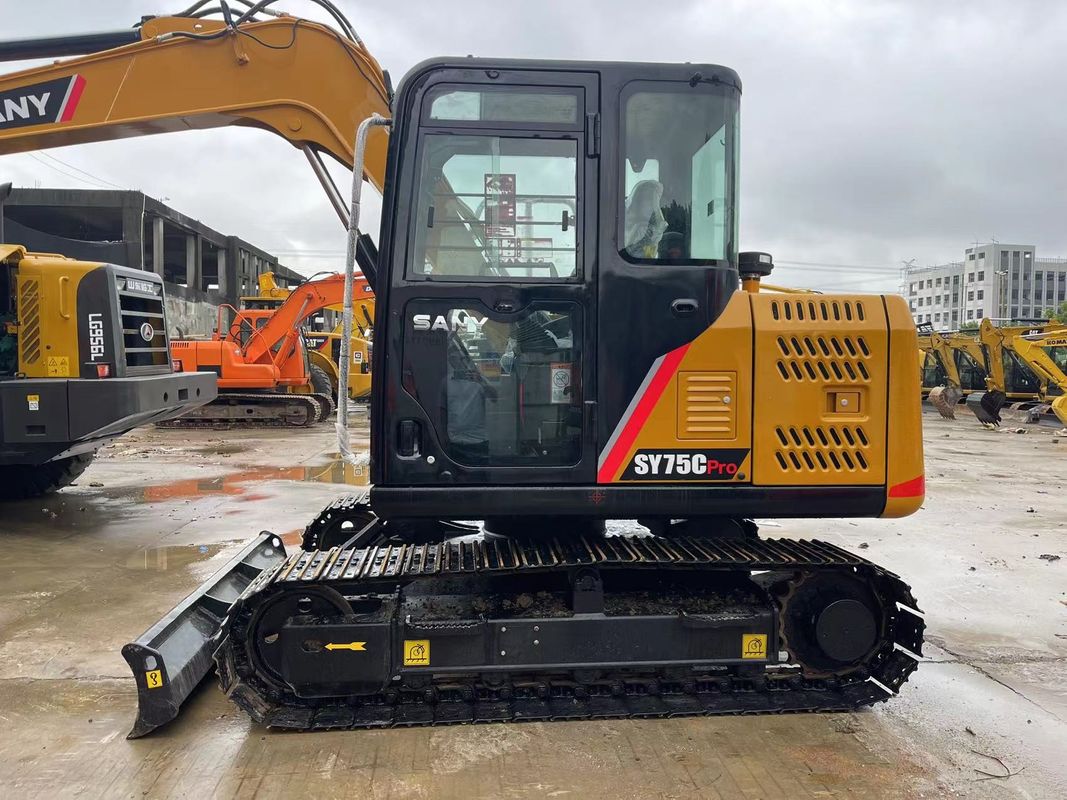 2022 Used Sany SY75C Excavator Sany Crawler 7.5 Tons Mini Excavator