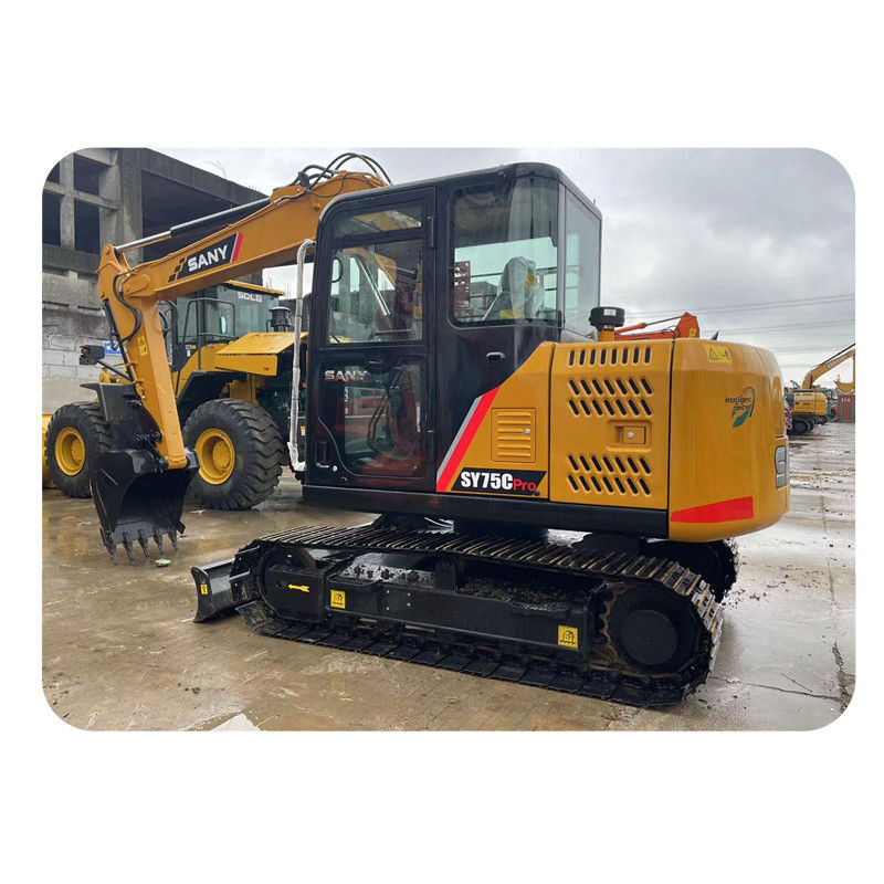 Used Sany SY75C Pro Mini Excavator Second Hand 7.5 Ton Sany Mini Digger