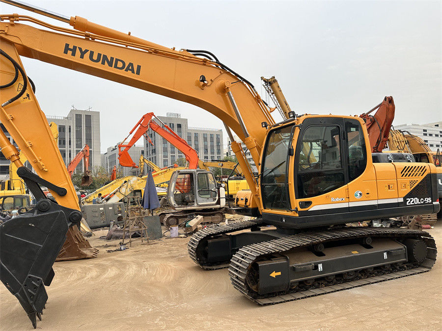 Original Hyundai 220 Excavator Hydraulic Crawler Produce In Korea R220lc 9s