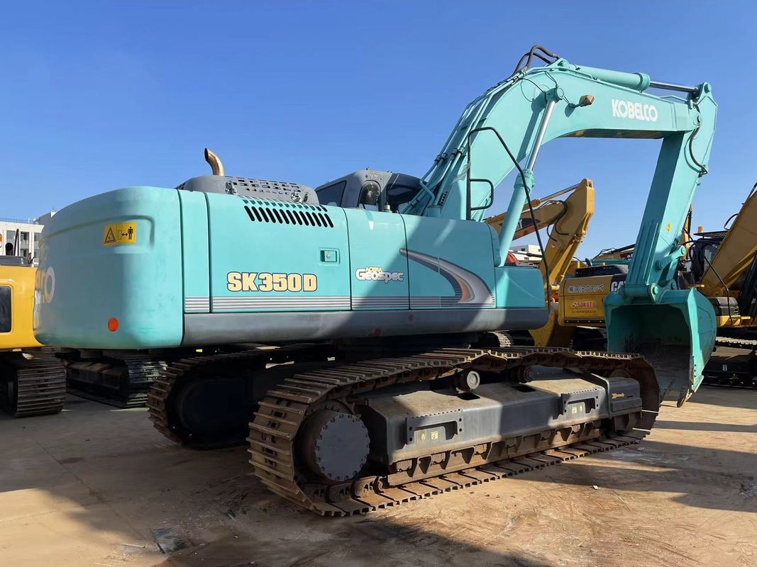 Used 35 Ton Large Kobelco Excavator SK350LC-8 Clean Used Excavators In Stock