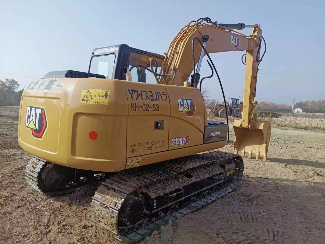 312D2 Used Cat Excavator 12 Tons Small Hydraulic Crawler Excavator Cat 312