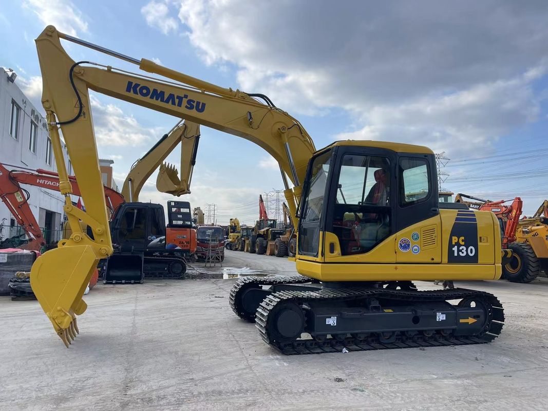 Pc130-7 Hydraulic Crawler Used Komatsu Excavator 13 Tons Komatsu 130 Small Excavator