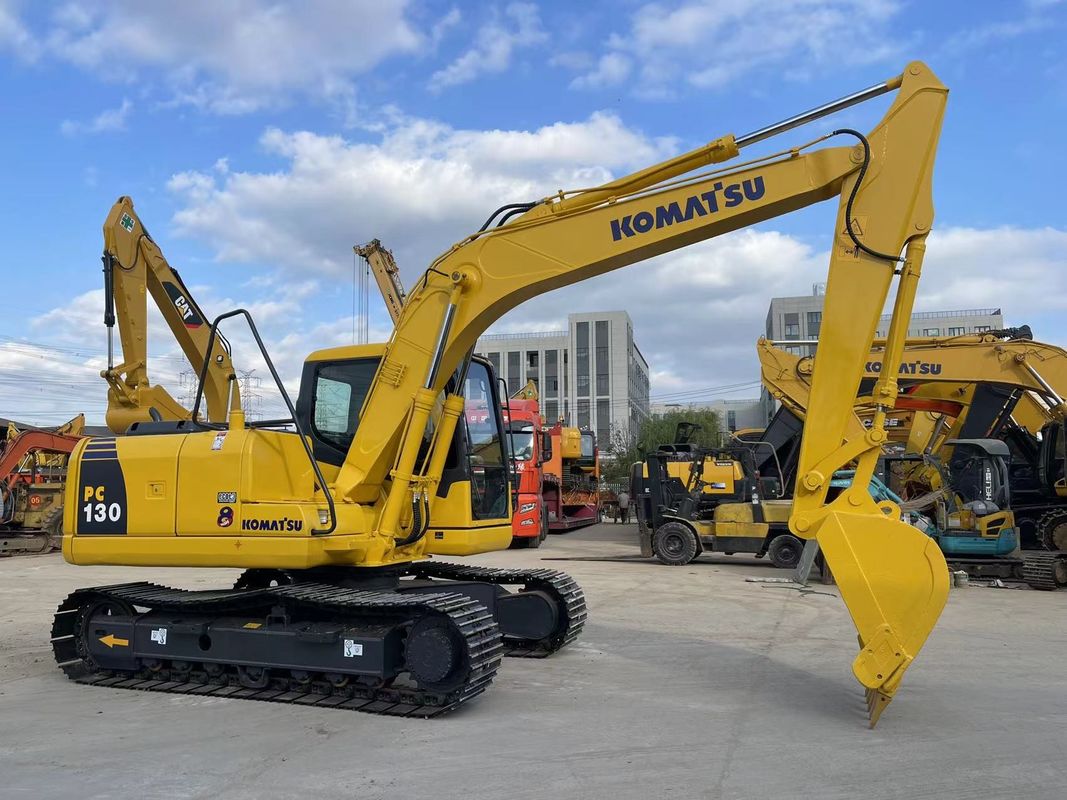 Pc130-7 Hydraulic Crawler Used Komatsu Excavator 13 Tons Komatsu 130 Small Excavator