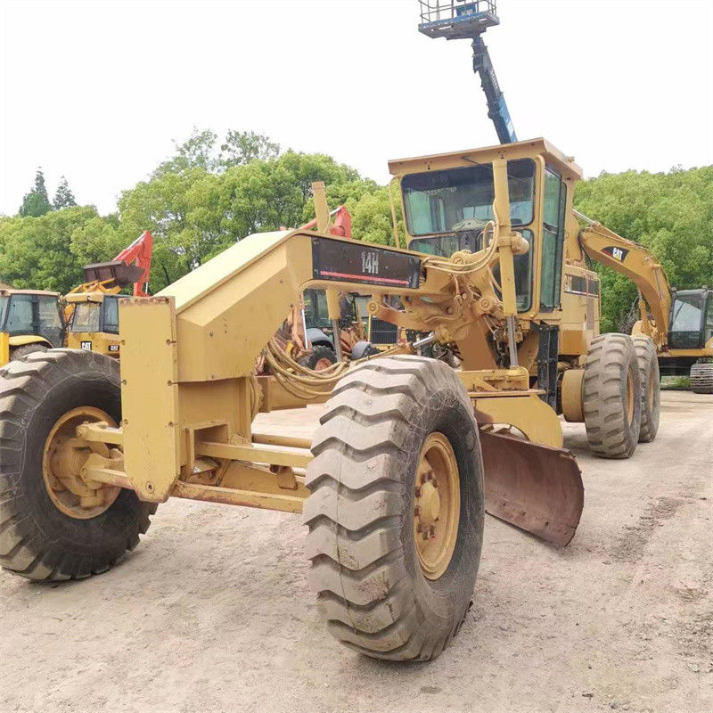 America Origin Caterpillar CAT 14H Motor Grader For Road Construction Snow Remove