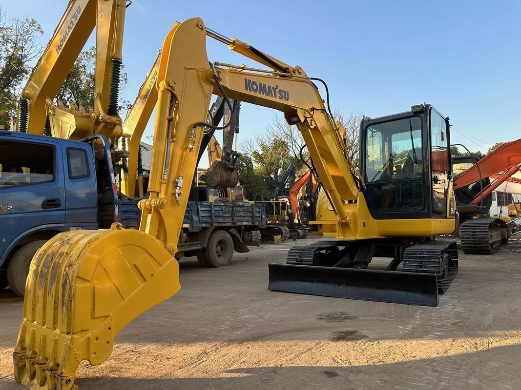 Komatsu PC56-7 Used Mini Excavator 5 Tons Komatsu Excavator In Good Condition