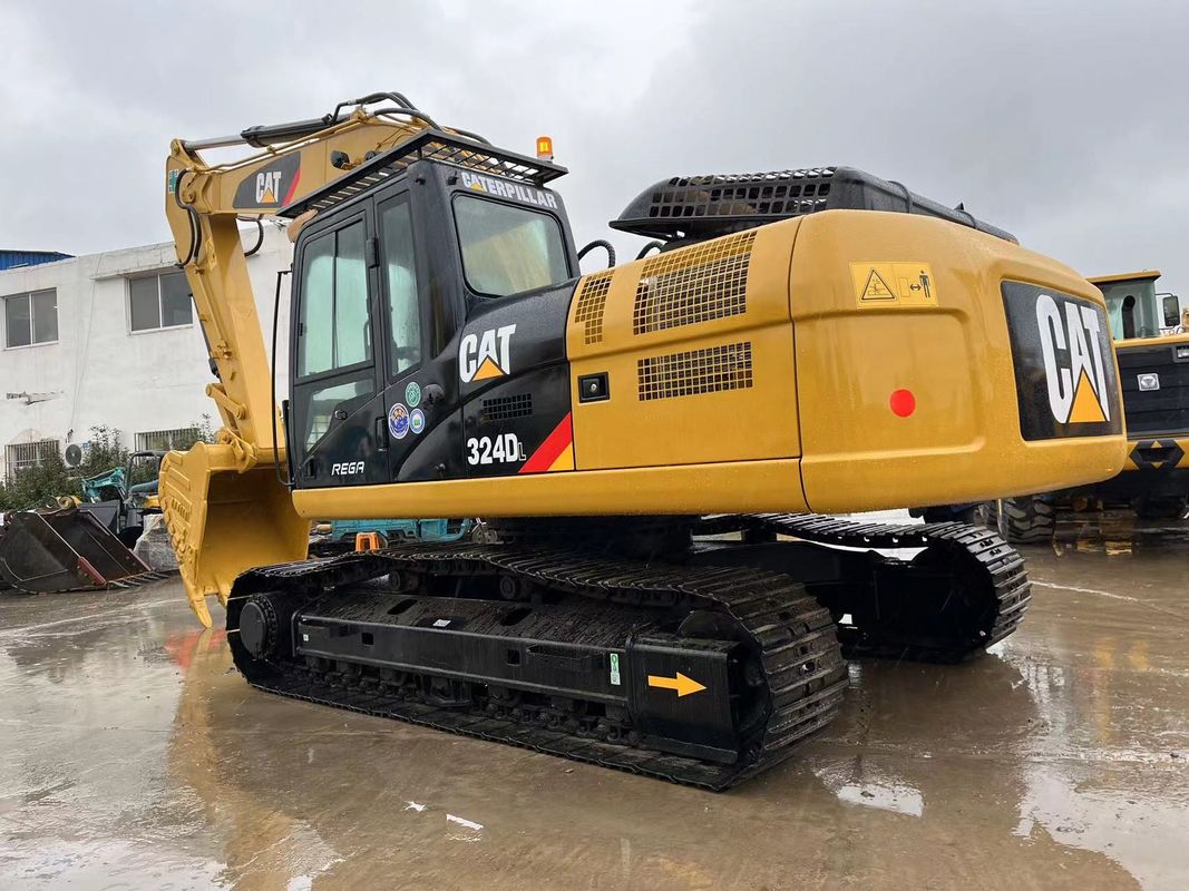 Heavy Duty Used CAT 324DL Crawler Excavator Caterpillar Breaker Hammer Line Powerful Engine