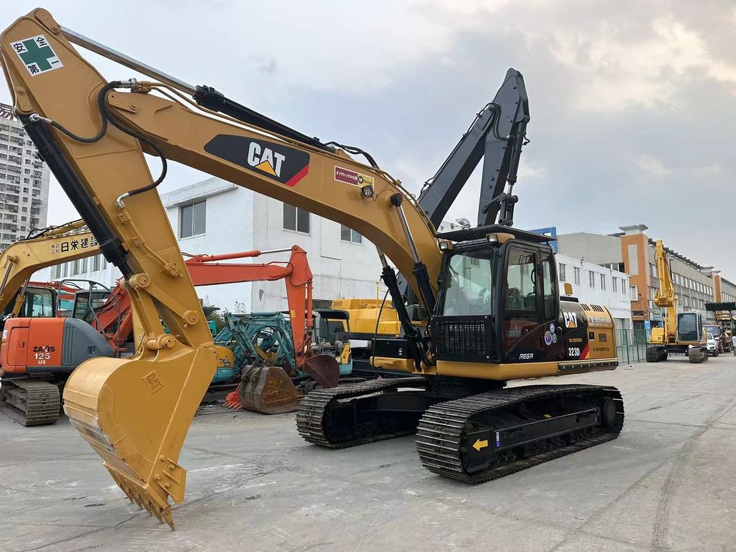 Used Caterpillar 323DL Hydraulic Crawler Excavator Weight 23 Tons CAT C6.6 Engine
