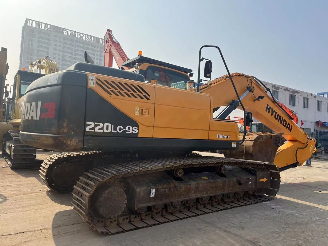 Used original hyundai excavator 220LC-9S heavy equipment 22 tons medium used excavator