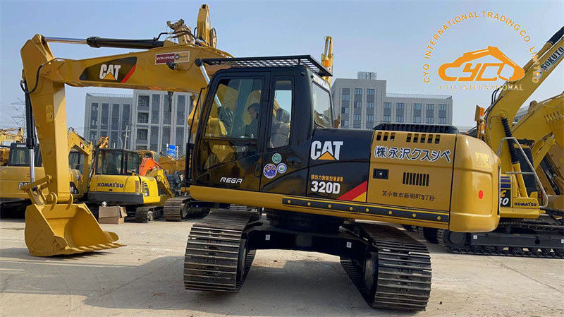 Used CAT Excavators With Mechanical Injector Engine Used Caterpillar 320 Excavator