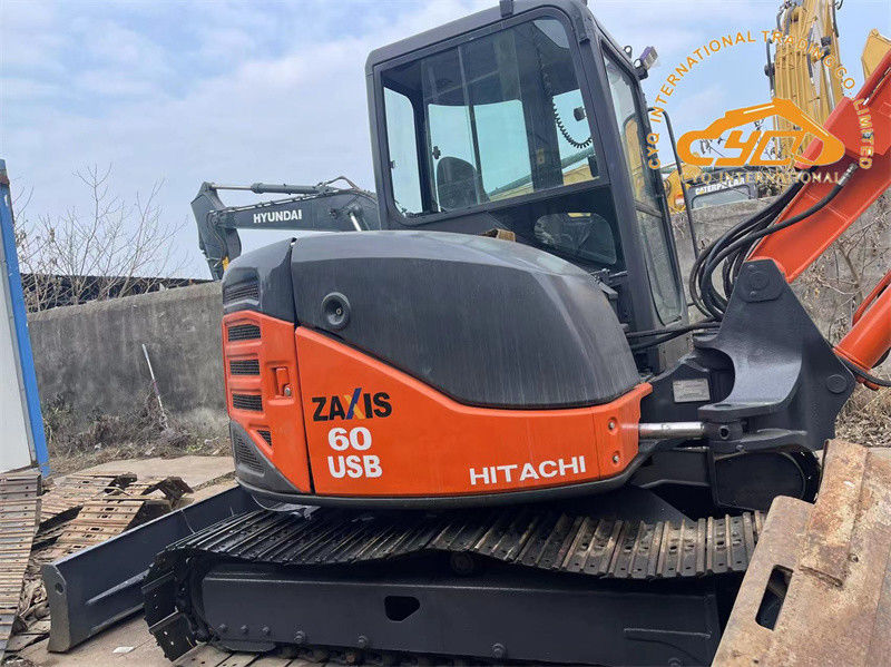 Used Hitachi ZX60USB Mini Excavator Used 6 Ton Hitachi ZX60 Crawler Excavator