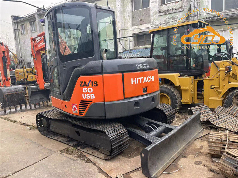 Used Hitachi ZX60USB Mini Excavator Used 6 Ton Hitachi ZX60 Crawler Excavator