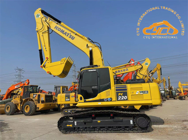 Excellent Condition Used Japan Excavator Komatsu PC220-8 Crawler Excavator PC200 PC220
