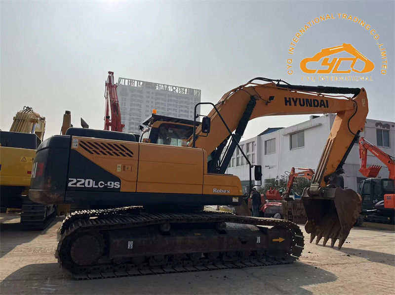 Original Paint Used Hyundai 220LC-9S Excavator  22 Ton Second Hand Hyundai 220 Digger