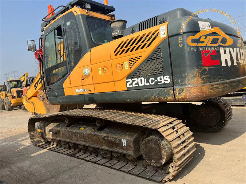 Original Paint Used Hyundai 220LC-9S Excavator  22 Ton Second Hand Hyundai 220 Digger