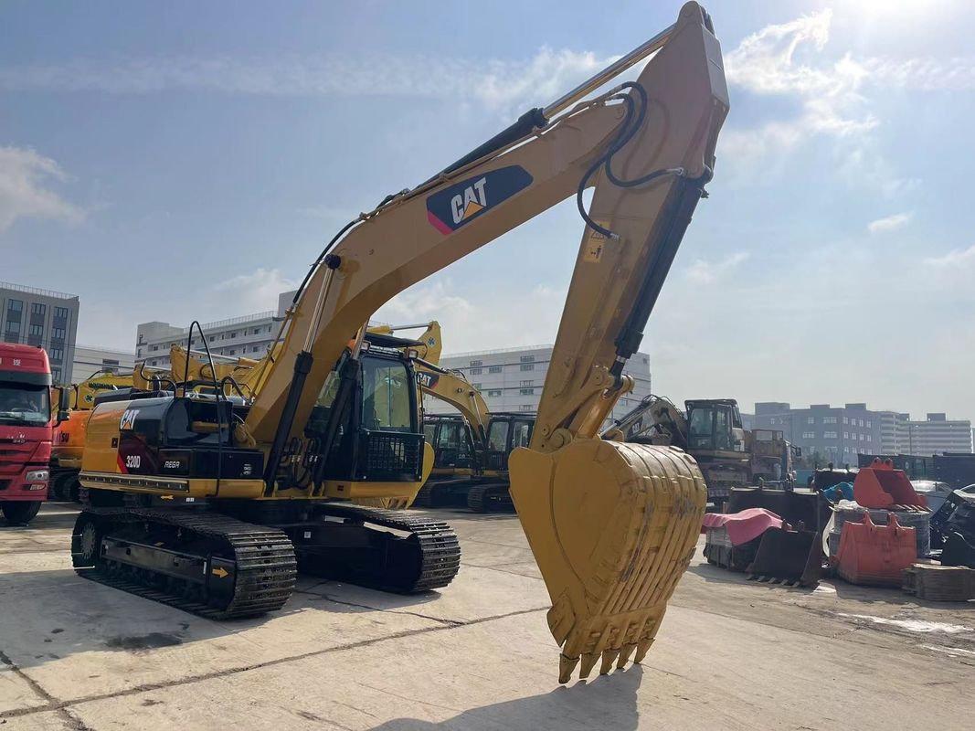 Used Caterpillar 320D Excavator With Injection 3066 Engine 20 Tons Medium CAT 320 Excavator