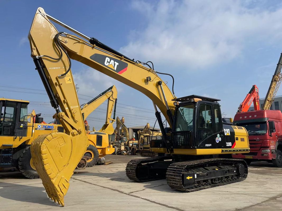 Used Caterpillar 320D Excavator With Injection 3066 Engine 20 Tons Medium CAT 320 Excavator