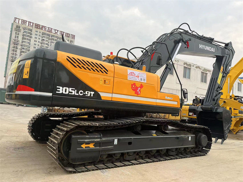 305LC-9T Used Hyundai Excavator 30 Ton Korea Used Hyundai Mining Digger