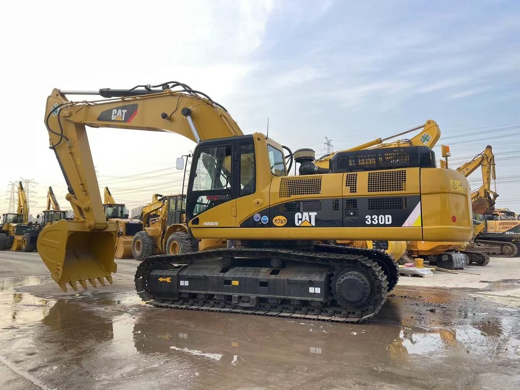 Used excavators caterpillar 330D 30 tons large cat excavators in good condition