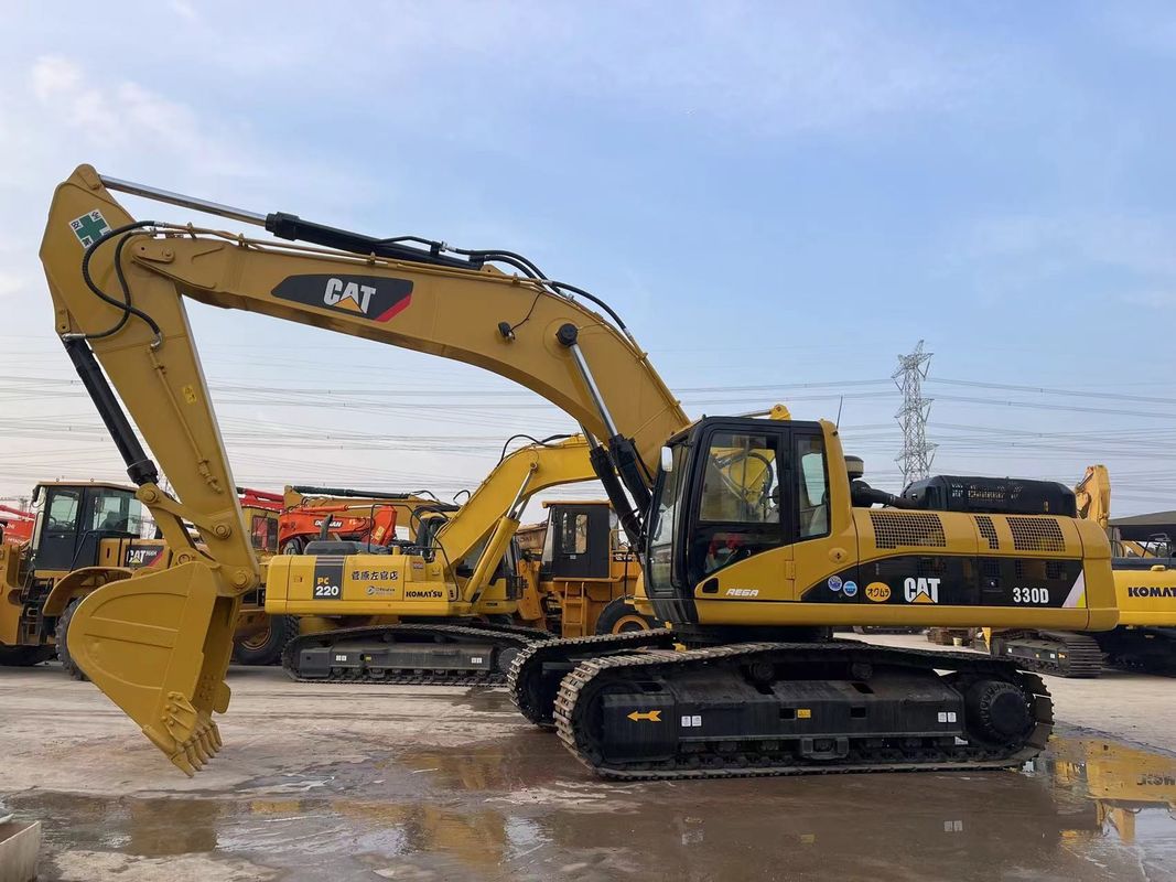 Used excavators caterpillar 330D 30 tons large cat excavators in good condition