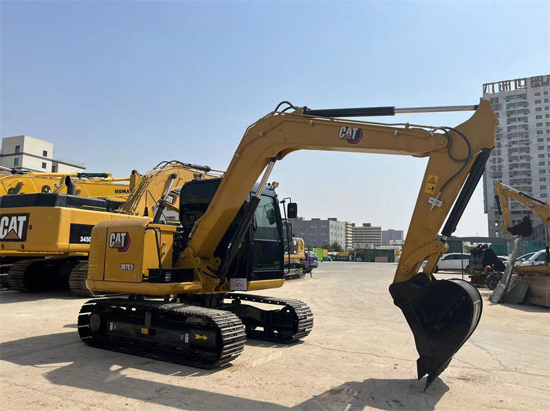 7 Ton Used CAT Mini Excavator 307E2 Caterpillar 305 306 307 Crawler Excavators