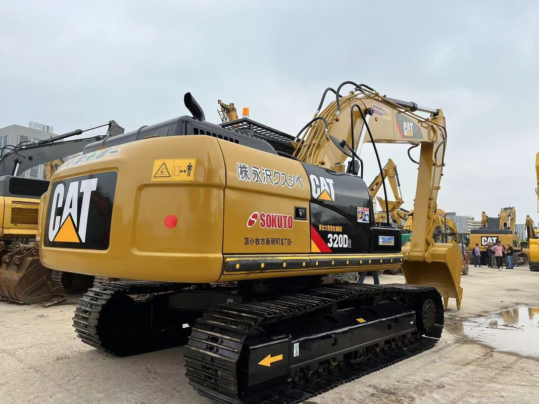 500-2000 Hours Used Caterpillar 320D2 Excavator With No Oil Leak Good Undercarrige