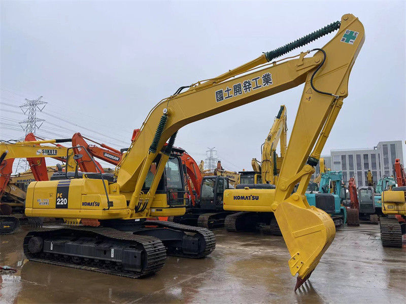 Komatsu PC220-8 Used Japan Excavator High-Performance Mid-Sized Hydraulic Excavator