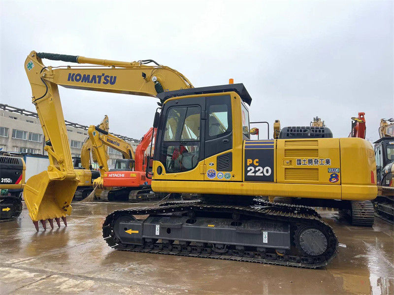 Komatsu PC220-8 Used Japan Excavator High-Performance Mid-Sized Hydraulic Excavator