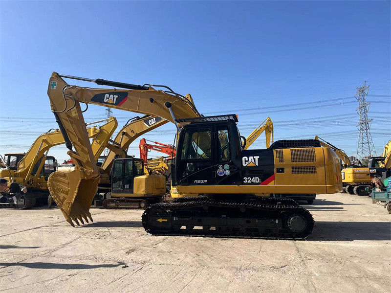 24 Ton Used CAT 324DL Excavator With C7 Engine Original Cat Excavator