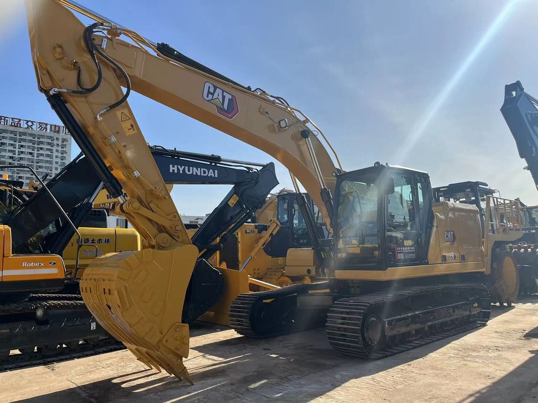 Six Cylinder Original Cat 320 Excavator With Cat C7.1 Engine Medium Size Cat Excavator