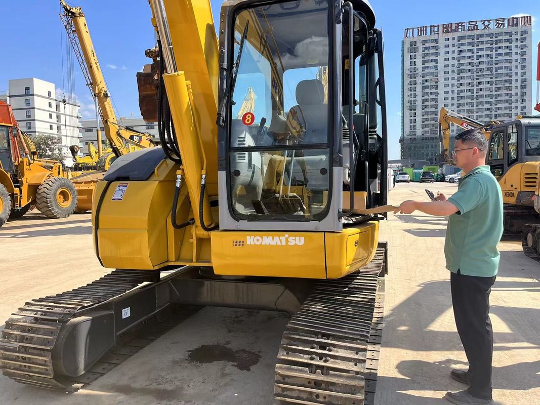 8 Ton Used Komatsu PC78US-6 Mini Excavator with 0.34 m3 Bucket Capacity