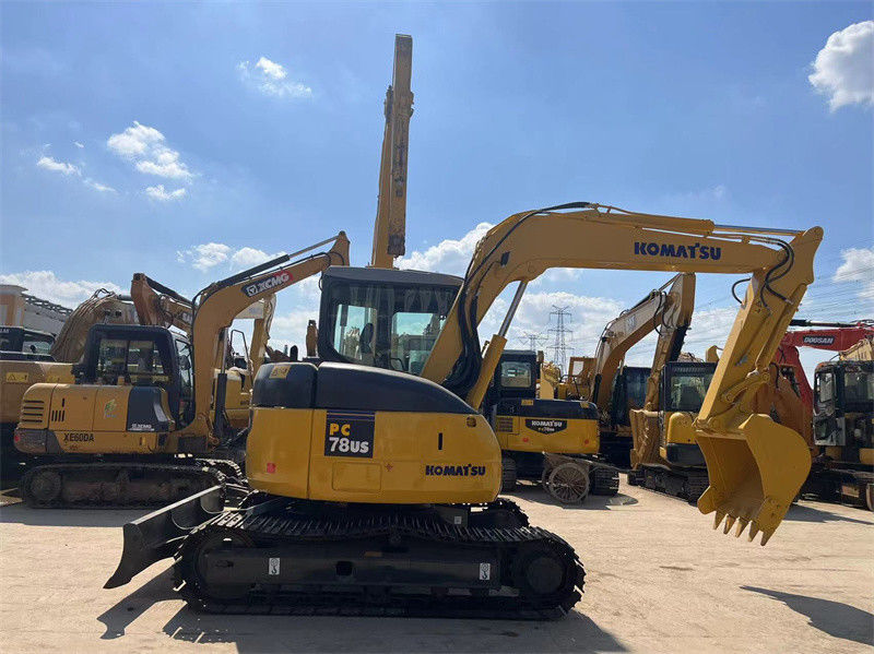 Original Japan Used Komatsu PC78us Crawler Excavator PC78US-6 Mini Excavator
