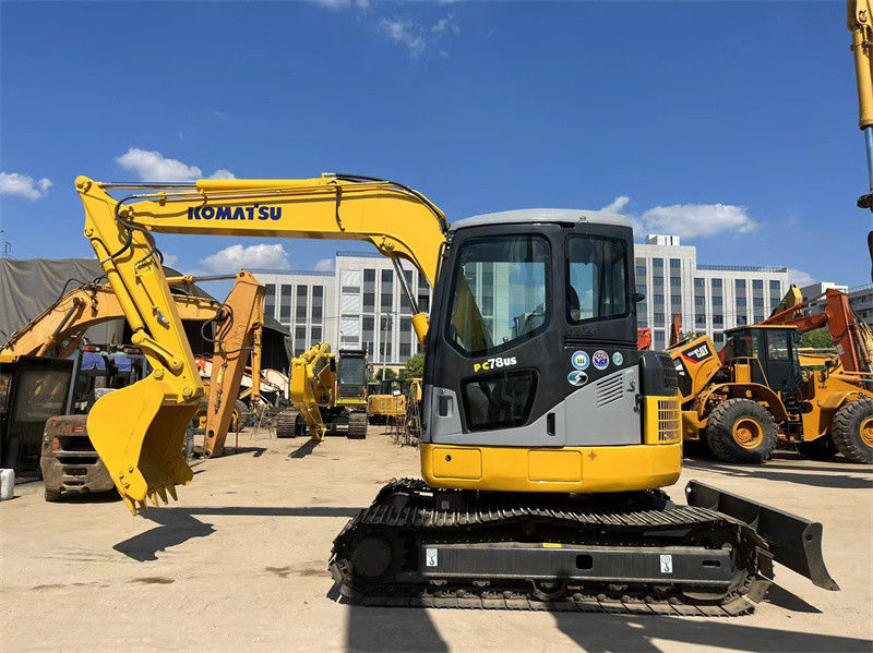 Original Japan Used Komatsu PC78us Crawler Excavator PC78US-6 Mini Excavator