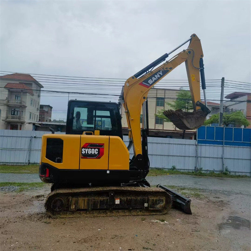 China Sany SY60C Pro Used Excavator Second Hand 6 Ton Sany Sy60 Mini Digger