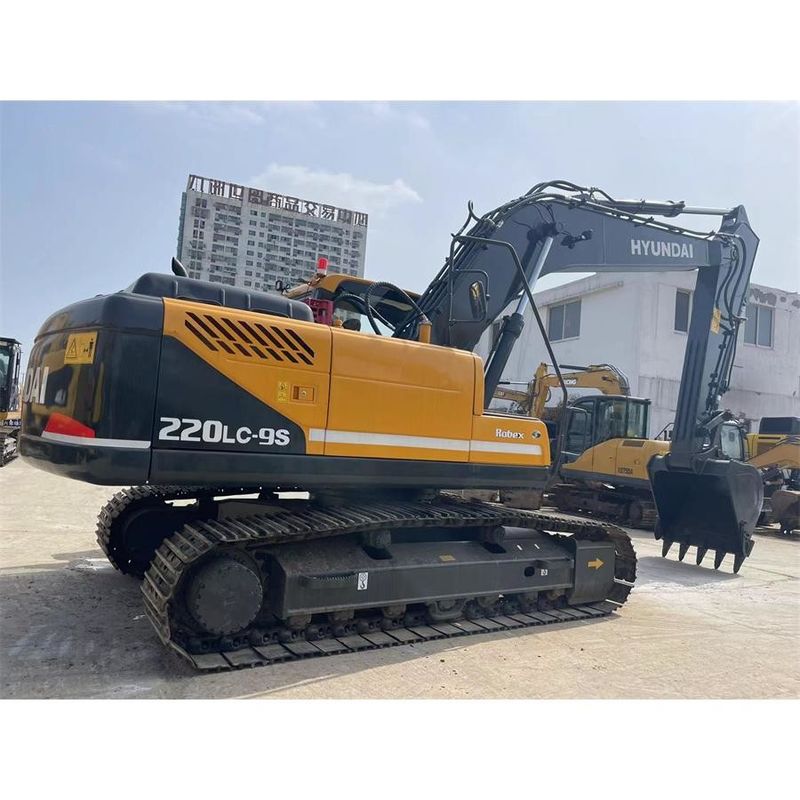Heavy duty Digger Hyundai R220 9S Overall Dimension 9.55m*2.99m*3.08m