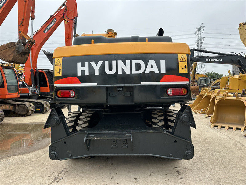 Refurbished Used Hyundai R210W-9 Wheel Excavator Used Hyundai 21 Ton 210 Wheel Excavator