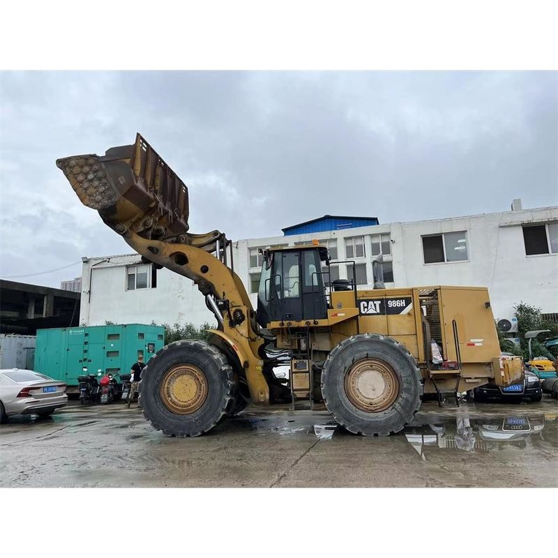Original Color CAT 986H Front Wheel Loader Powerful Engine C15