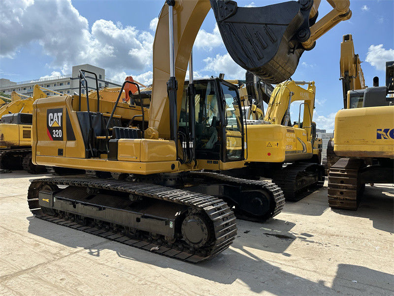 Used CAT 320 Excavator 6 Cylinder C7.1 Engine Second Hand Caterpillar 320 Digger