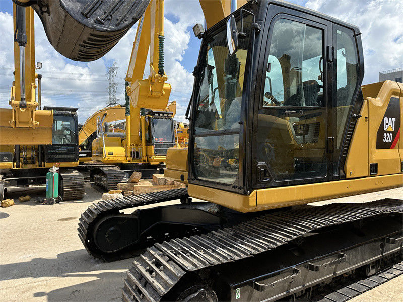 Used CAT 320 Excavator 6 Cylinder C7.1 Engine Second Hand Caterpillar 320 Digger
