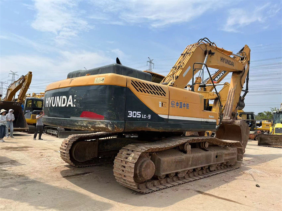 Powerful 30Tons Original Color Hyundai R305LC Excavator Heavy Duty