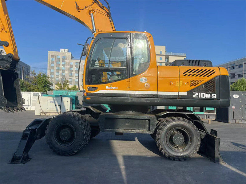 20 ton Korea Used Hyundai R210W-9 Wheel Excavator Hyundai 210 Wheel Excavator