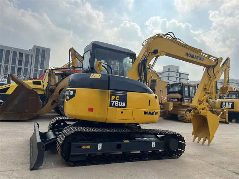 7.8 Ton Japan Used Komatsu PC78us Crawler Excavator PC78US-6 Mini Digger