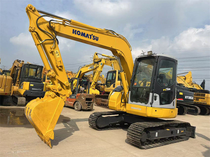 7.8 Ton Japan Used Komatsu PC78us Crawler Excavator PC78US-6 Mini Digger