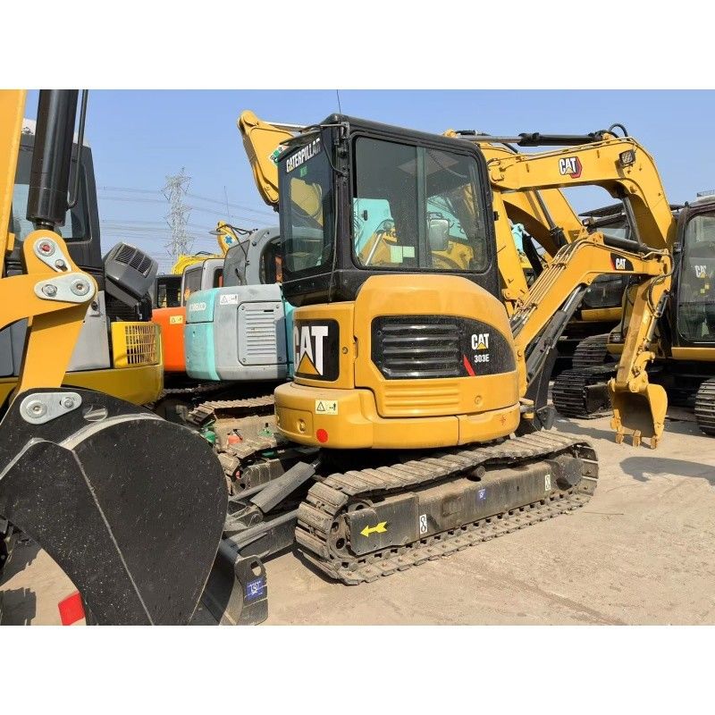 Used Small CAT 303E Excavator For Small Construction Sites And Tight Spaces